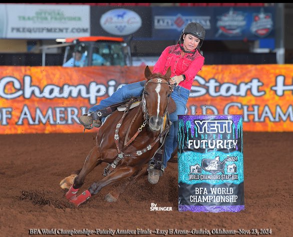 Andi competing at the BFA World Championship
