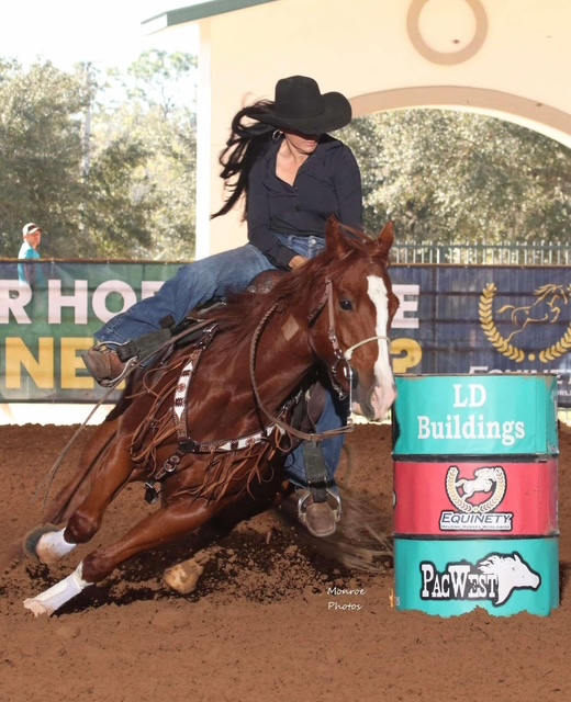 Offspring running a barrel pattern
