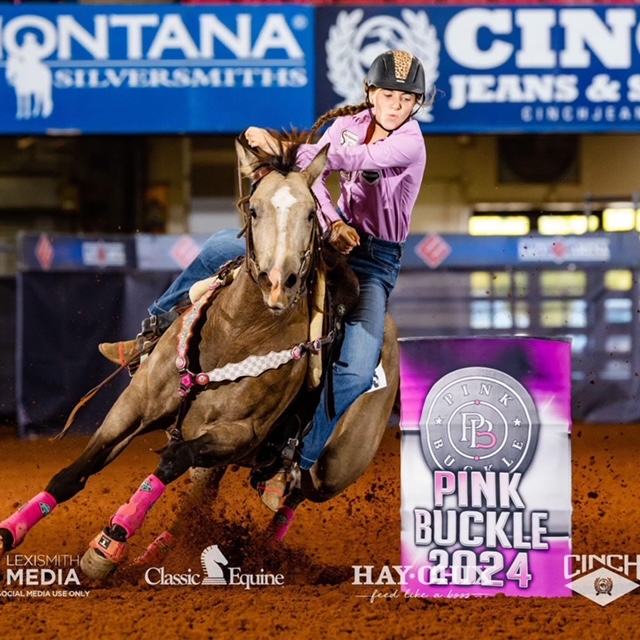 Offspring competing at the Pink Buckle